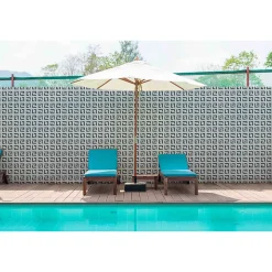 Gioia Materia Mosaïque 2,5x2,5cm motif géométrique Palm Springs Palm (4 couleurs) Brillant / Poli boite de 2 m2