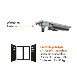 Moteur pour Volet Battant, 2 Vantaux,-Bubendorff Outlet