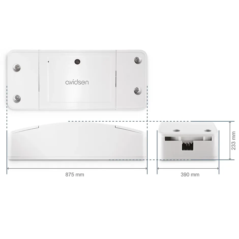 Avidsen Motorisation connectée porte de garage STRÖMMA 600, max 75kg, guidage par chaîne