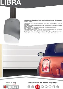Motorisation de porte de garage sectionnelle et basculante - 700 N - LIBRA by - 1513-Proteco Discount