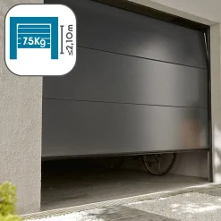 Avidsen Motorisation pour porte de garage - Guidage par chaîne rail en forme de U - Strömma 600 - - 114957