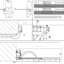 Slid’Up By Mantion Motorisation pour volet 2 battants SLID'UP BRA-VO filaire