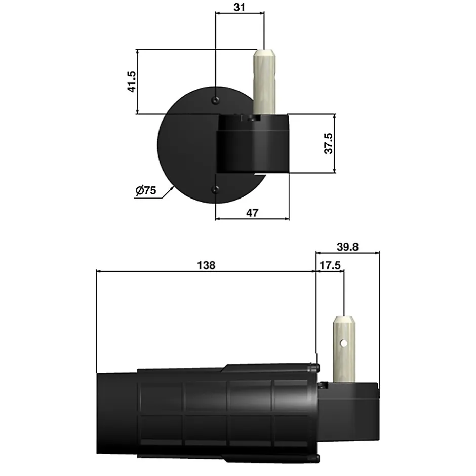 Slid’Up By Mantion Motorisation pour volet 1 battant gauche SLID'UP URANUS radio - gond 14 mm