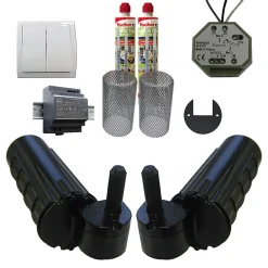 Motorisation pour volet 2 battants SLID'UP URANUS filaire - gond 14 mm - kit scellement - alimentation à découpage-Slid’Up By Mantion Discount