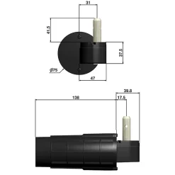 Motorisation pour volet 2 battants SLID'UP URANUS filaire - gond 14 mm - kit scellement - alimentation à découpage-Slid’Up By Mantion Discount