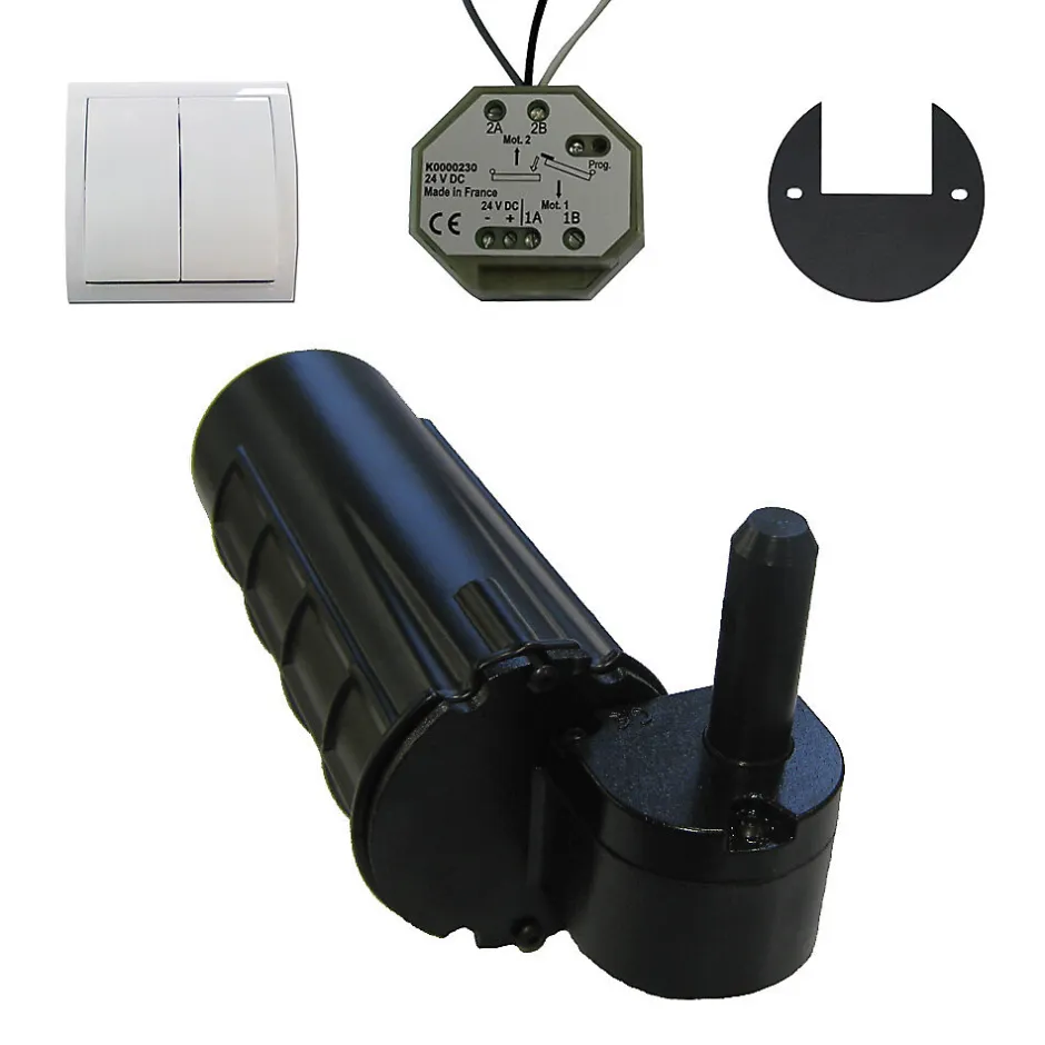 Slid’Up By Mantion Motorisation pour volet 1 battant gauche SLID'UP URANUS filaire - gond 14 mm