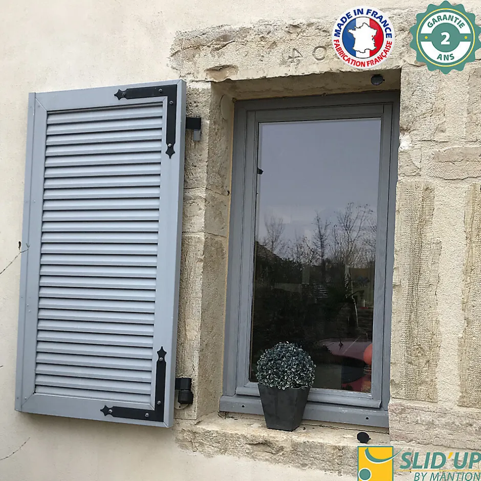 Slid’Up By Mantion Motorisation pour volet 1 battant gauche SLID'UP URANUS filaire - gond 14 mm