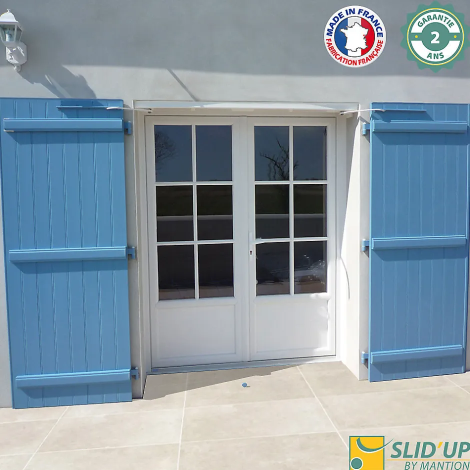 Motorisation pour volet 2 battants SLID'UP WINEO radio - baie 1500 à 2500 mm - blanc-Slid’Up By Mantion Sale