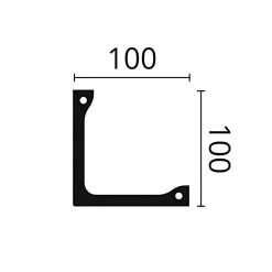 Noel & Marquet Moulure couvrante NMC ARSTYL L4 Moulure décorative Corniche Moulure décorative
