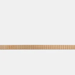 Woodbord Moulure murale décorative en bois FLUTE CONVEXE- 1 x 3 x 100 cm - Brut sans peinture - Cimaise - Plinthe - Baguette d'ornement