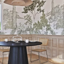 Woodbord Moulure murale décorative en bois GARNIER - 0,7 x 4 x 100 cm - Brut sans peinture - Cimaise - Plinthe - Baguette d'ornement