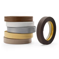 Quest Moulure Souple Auto-Adhésive en PVC 10x10 mm, Plinthe Souple, Bande Élastique pour Finitions et Étanchéité des Jonctions, blanc, 5