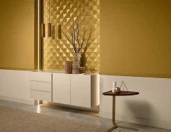 Moulures - Design moderne - FL1 WALLSTYL - Blanc - 2m-NMC Clearance