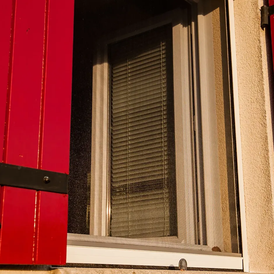 Werka Pro Moustiquaire aluminium fixe sans percer