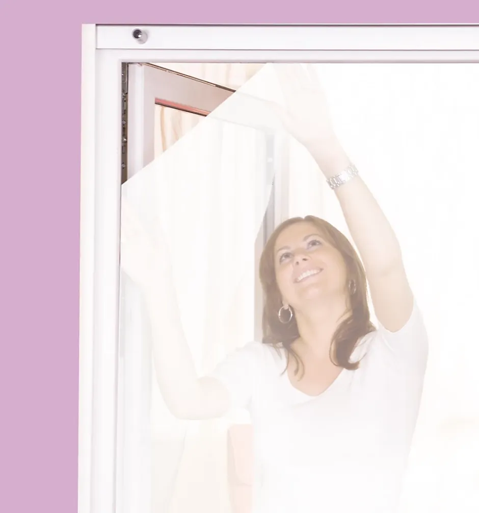 Moustiquaire anti-pollen pour fenêtre blanc 130 x 150 cm