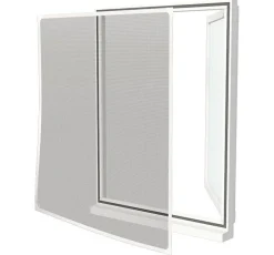 Avosdim Moustiquaire cadre aimanté sans perçage - L130 x H160cm - Blanc