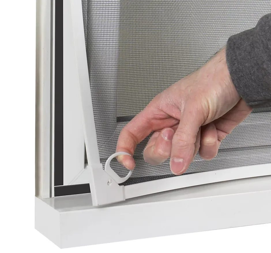 Avosdim Moustiquaire cadre aimanté sans perçage - L130 x H160cm - Blanc