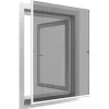 Moustiquaire cadre aluminium sans perçage 120x140 cm Basic plus-Easy Life Discount