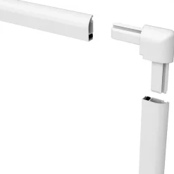 Moustiquaire cadre aluminium sans perçage 120x140 cm Basic plus-Easy Life Discount