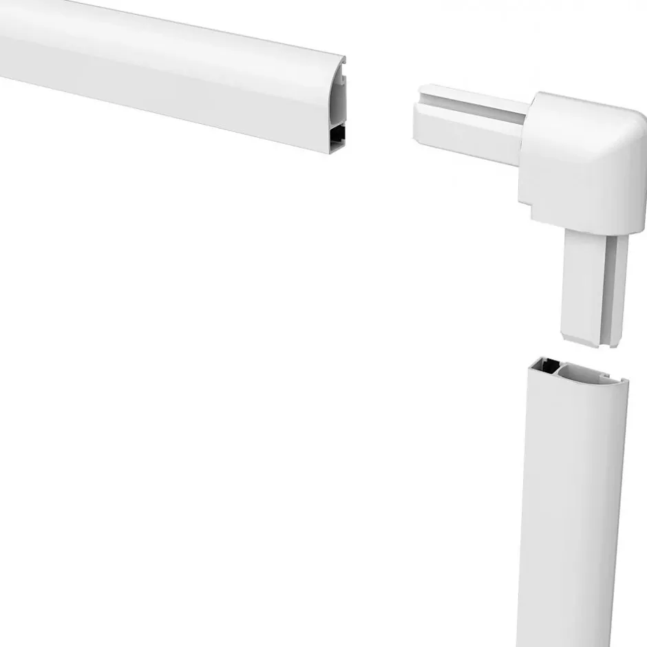 Moustiquaire cadre aluminium sans perçage 120x140 cm Basic plus-Easy Life Discount