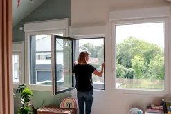 Moustiquaire cadre recoupable 130 x 150cm gris anthracite - Toile fibre de verre-Avosdim New