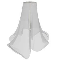 KOCOON Moustiquaire ciel de lit bébé blanc 100 x 56 cm