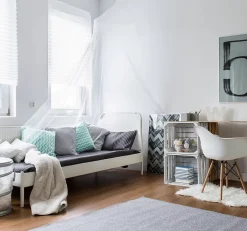 Moustiquaire ciel de lit pour lit 1 place polyester uni blanc-Avosdim Online