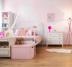 Moustiquaire ciel de lit pour lit 1 place polyester uni blanc-Avosdim Online