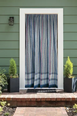 Moustiquaire de porte en coton couleurs 140 x 225 cm-Morel