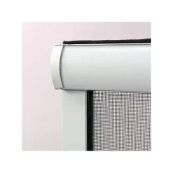 Volet-Moustiquaire MOUSTIQUAIRE ENROULABLE EN ALU H.145 X L.100 CM POUR FENETRE - TOP PRIX - poignées Design