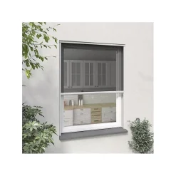 Moustikit Moustiquaire enroulable verticale Alu Blanc Confort