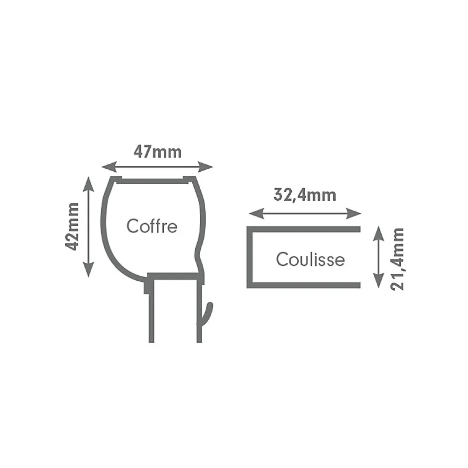 Moustiquaire enroulable verticale fenêtre en alu marron - Confort-Moustikit