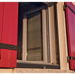 Werka Pro Moustiquaire enrouleur de fenêtre aluminium gris anthracite