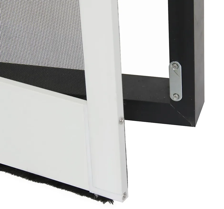 Avosdim Moustiquaire porte battante anthracite H2150 x L1000mm