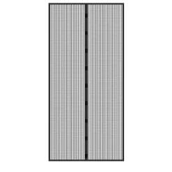 Moustiquaire porte 100x210cm noir montage adhésif sans perçage ni vissage anti insectes-ECD Germany