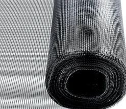 Moustiquaire Pour fenêtre et porte Ultra résistant Noir Largeur 0,8 m Longueur 15 mètres --Floordirekt Discount