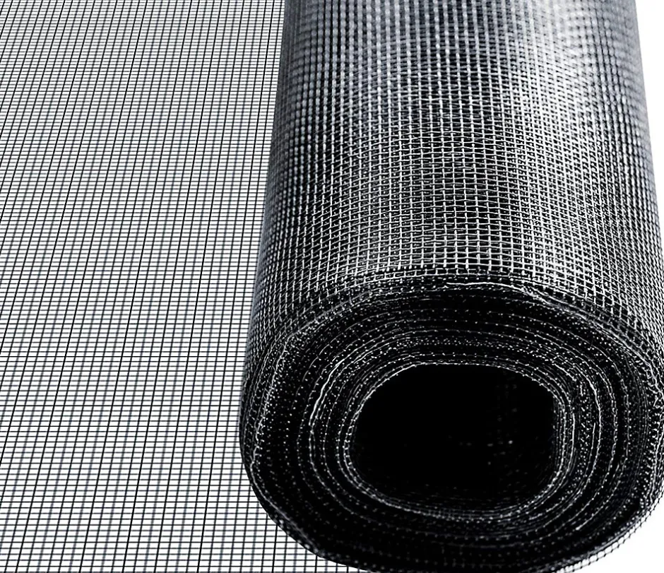 Floordirekt Moustiquaire Pour fenêtre et porte Ultra résistant Noir Largeur 1,5 m Longueur 15 mètres -