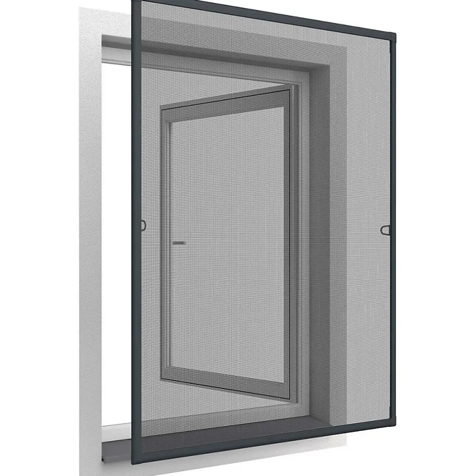 Moustiquaire pour fenêtre avec ressorts d'accrochage 120x140 cm-Easy Life Online