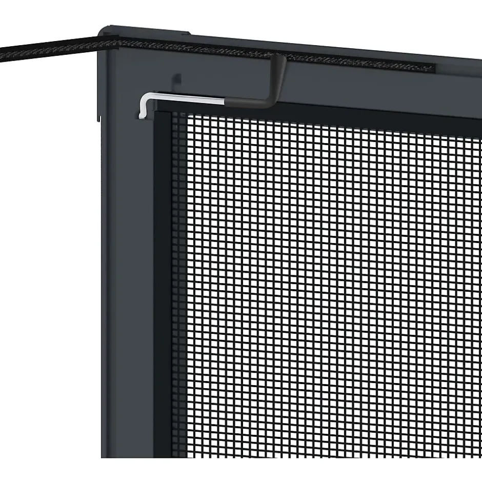 Moustiquaire pour fenêtre avec ressorts d'accrochage 120x140 cm-Easy Life Online