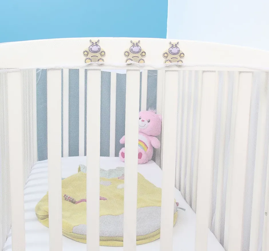 Moustiquaire pour lit bébé avec ouverture zippée-Avosdim