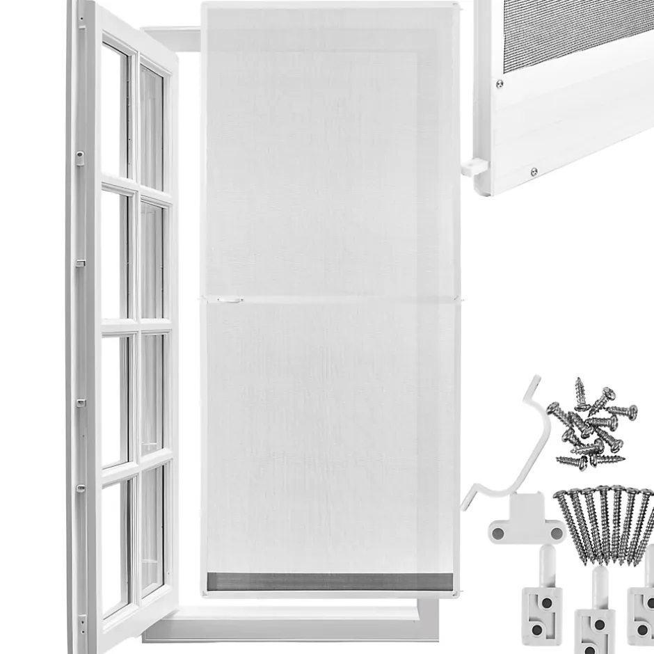 Tectake Moustiquaire pour Portes Découpe individuelle