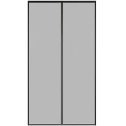 Moustiquaire rideau aimanté noir 120 x 220 cm-KOCOON Hot