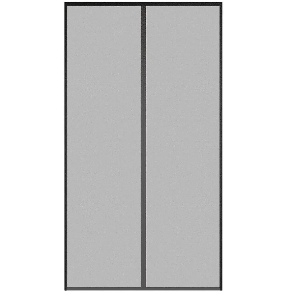 Moustiquaire rideau aimanté noir 120 x 220 cm-KOCOON Hot