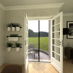 Moustiquaire rideau aimanté noir 120 x 220 cm-KOCOON Hot