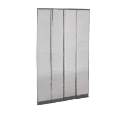 Moustiquaire rideau de porte - L130 x H230cm - Gris Anthracite-Avosdim Sale