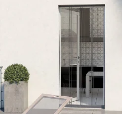 Moustiquaire rideau de porte - L130 x H230cm - Gris Anthracite-Avosdim Sale