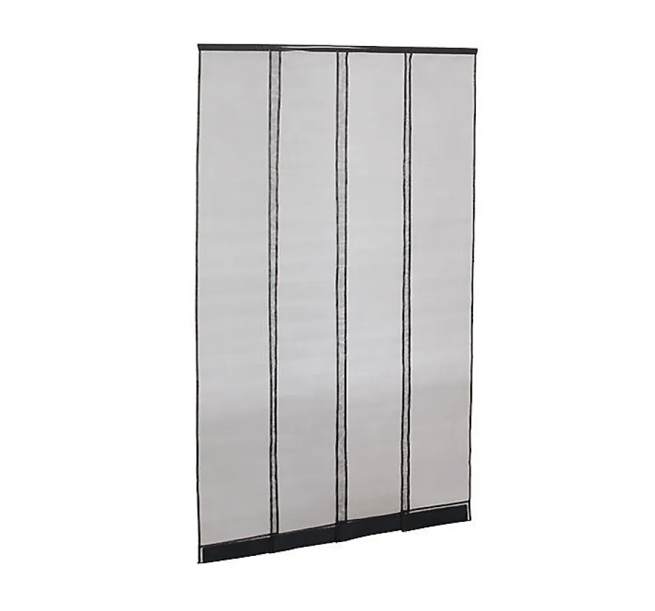 Avosdim Moustiquaire rideau de porte - L130 x H230cm - Noir