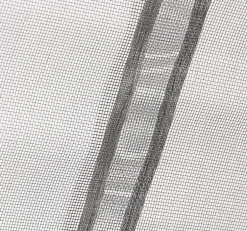 Avosdim Moustiquaire rideau de porte - L130 x H230cm - Noir