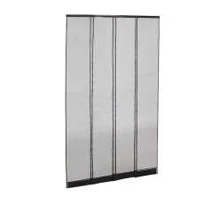 Moustiquaire rideau de porte - L100 x H230cm - Noir-Avosdim Online