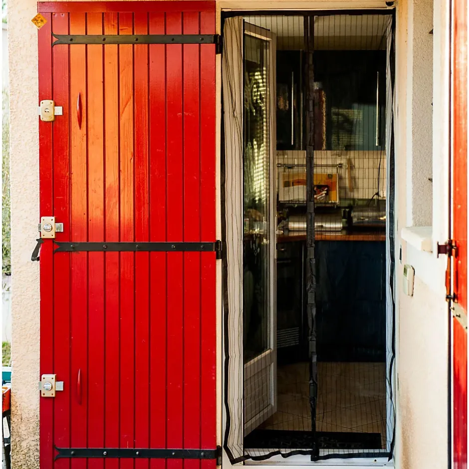 Moustiquaire rideau de porte aimantée 215 x 100 cm-Werka Pro Clearance
